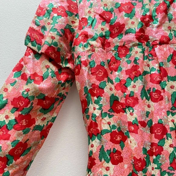 Floral Long Sleeve Dress - Picture 5 of 7